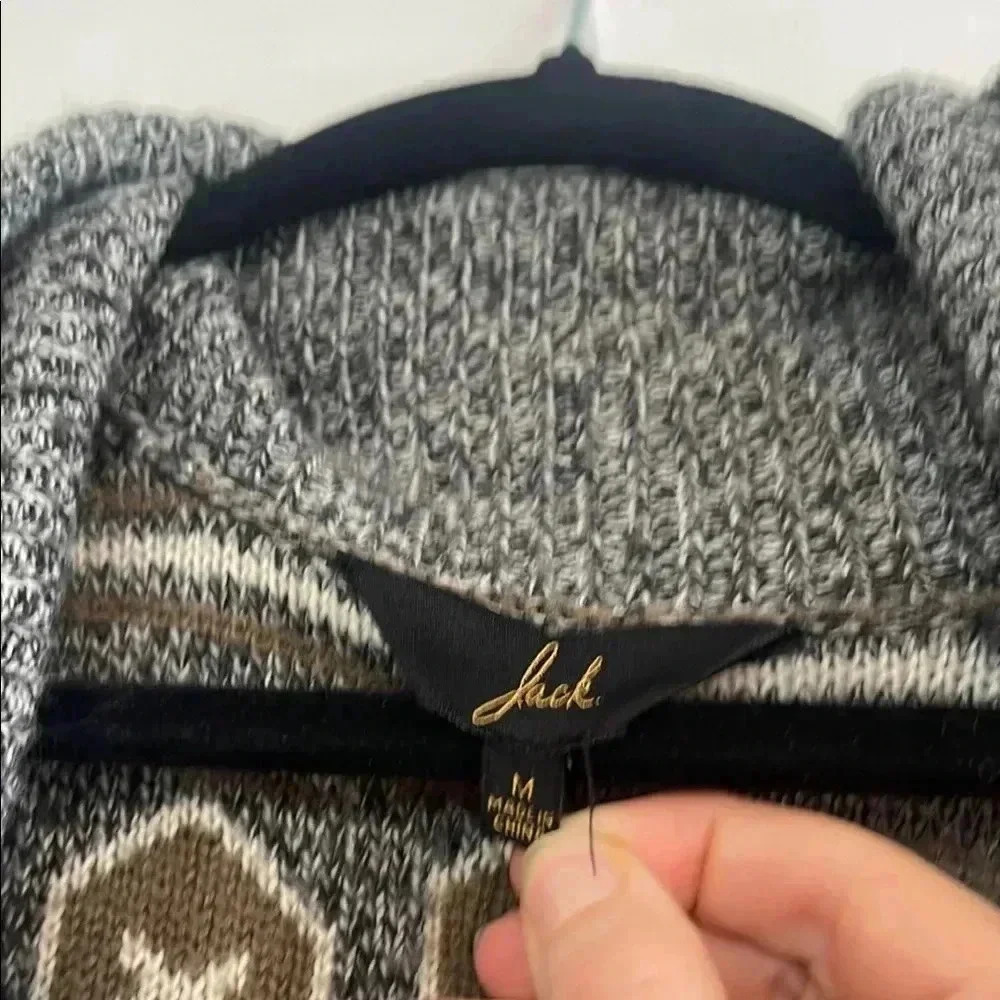 Cozy Patterned Cardigan - Picture 4 of 6